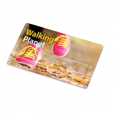 Logo trade promotional item photo of: Creditcard. USB flash 32GB