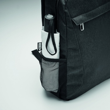 Logo trade promotional giveaways picture of: 600D RPET laptop backpack