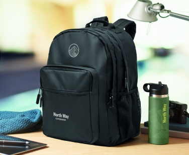 Logo trade promotional items picture of: 300D RPET laptop backpack