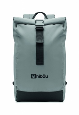 Logo trade promotional products image of: Reflective Rolltop backpack