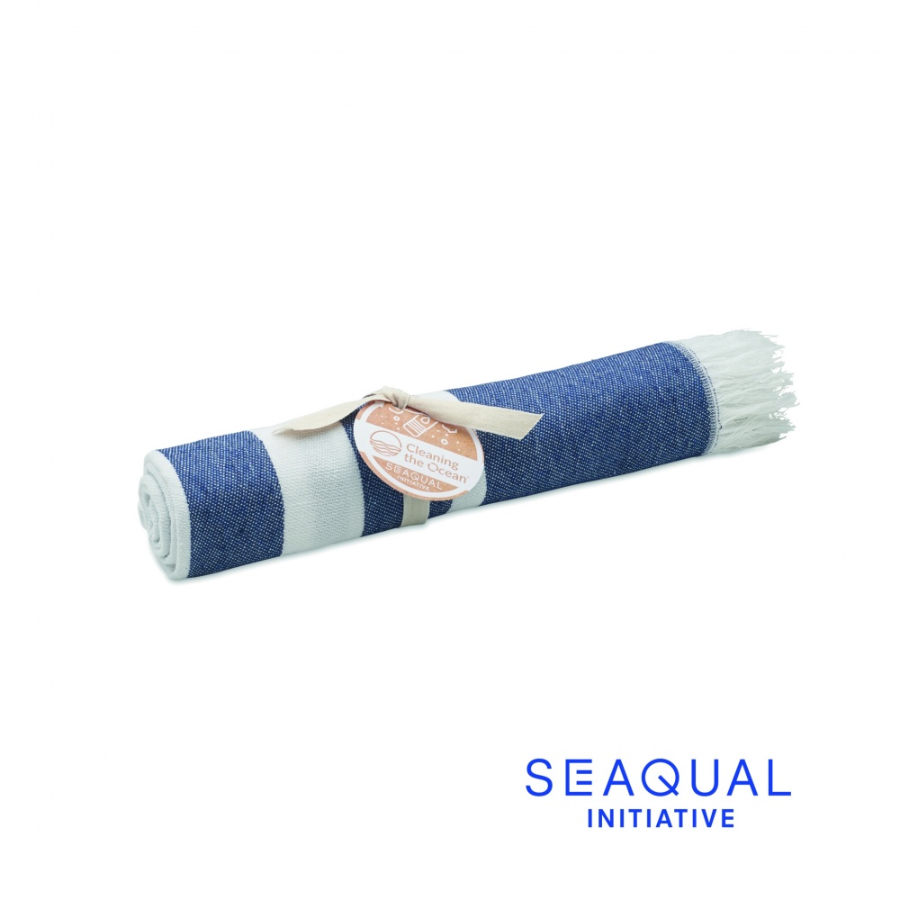 Logo trade advertising product photo of: SEAQUAL® hammam towel 70x140cm