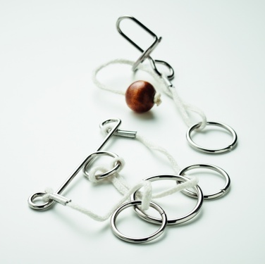 Logotrade promotional gifts photo of: Set of 2 metal brain teasers
