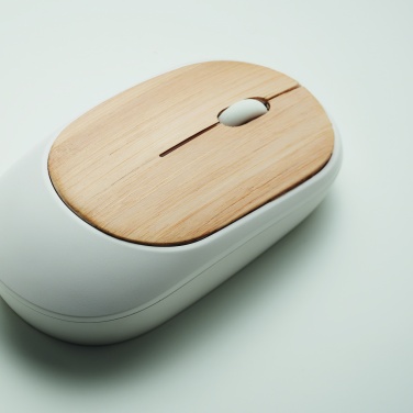 Logotrade promotional gift picture of: Wireless mouse in bamboo
