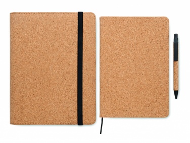 Logo trade promotional merchandise photo of: A5 portfolio in cork