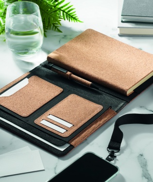 Logotrade promotional merchandise picture of: A5 portfolio in cork
