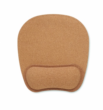 Logo trade promotional products image of: Ergonomic cork mouse mat
