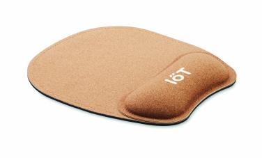 Logo trade corporate gifts image of: Ergonomic cork mouse mat