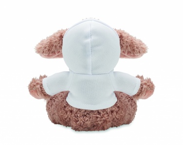 Logo trade business gift photo of: Bunny plush wearing a hoodie