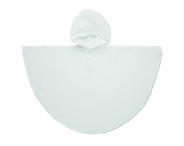 Logo trade promotional giveaways image of: PEVA kid rain coat with hood