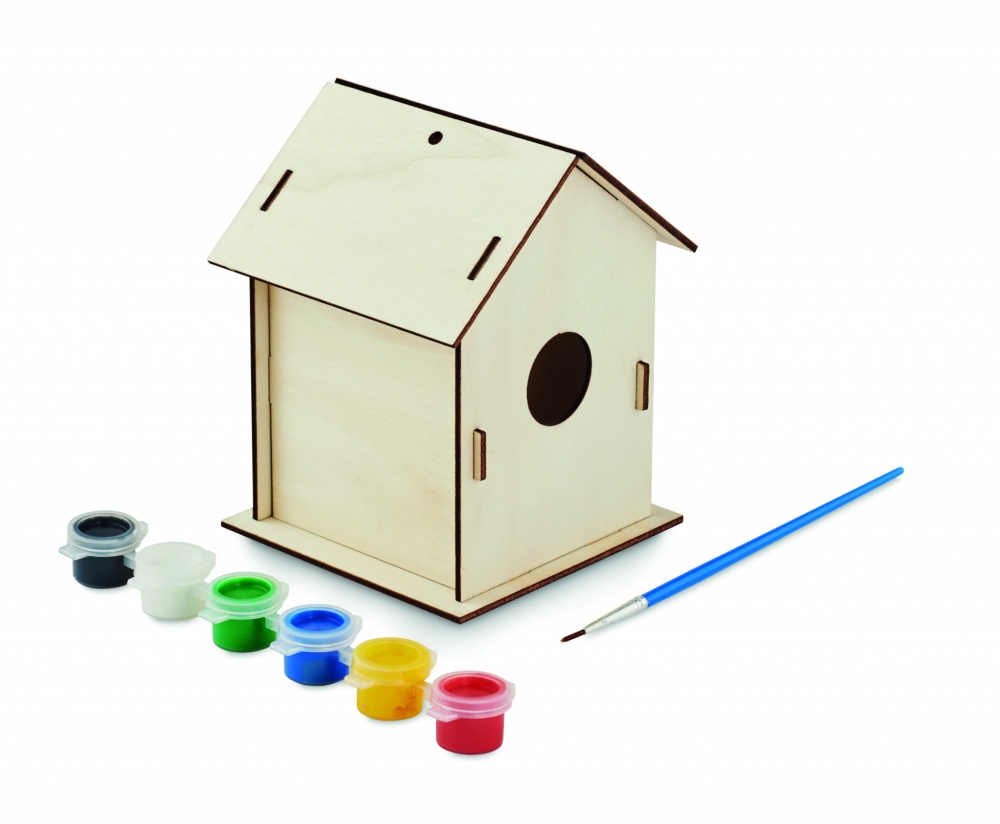Logotrade promotional merchandise picture of: DIY wooden bird house kit