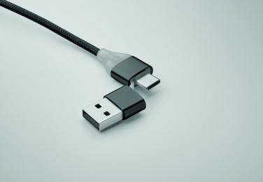 Logotrade promotional item picture of: 4 in 1 charging cable type C