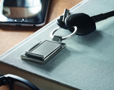 Logo trade promotional giveaway photo of: Metal key ring phone stand Seinajoki