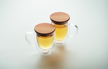 Logotrade promotional giveaway image of: Double wall borosilicate mug