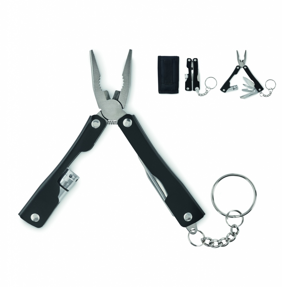 Logo trade promotional gifts image of: Foldable multi-tool knife