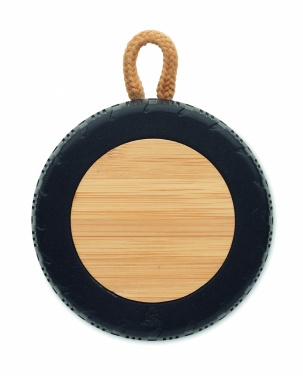 Logo trade promotional gifts image of: Wireless speaker tire shaped