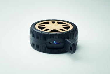 Logo trade promotional item photo of: Wireless speaker tire shaped