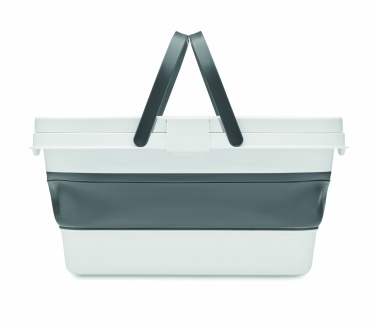 Logo trade promotional giveaways image of: Collapsible picnic basket