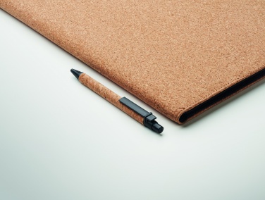Logo trade promotional merchandise picture of: A4 cork conference folder