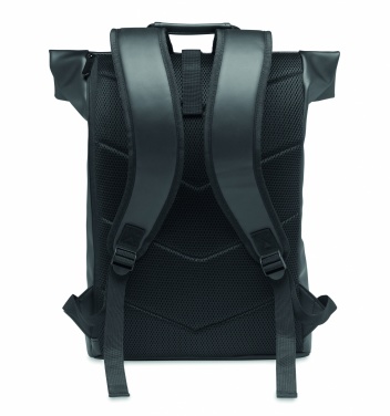 Logotrade advertising product image of: Laptop PU Rolltop backpack