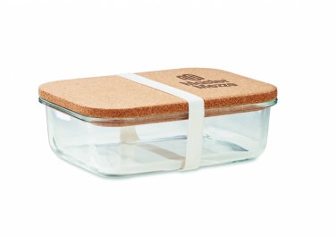 Logotrade promotional product picture of: Glass lunch box with cork lid