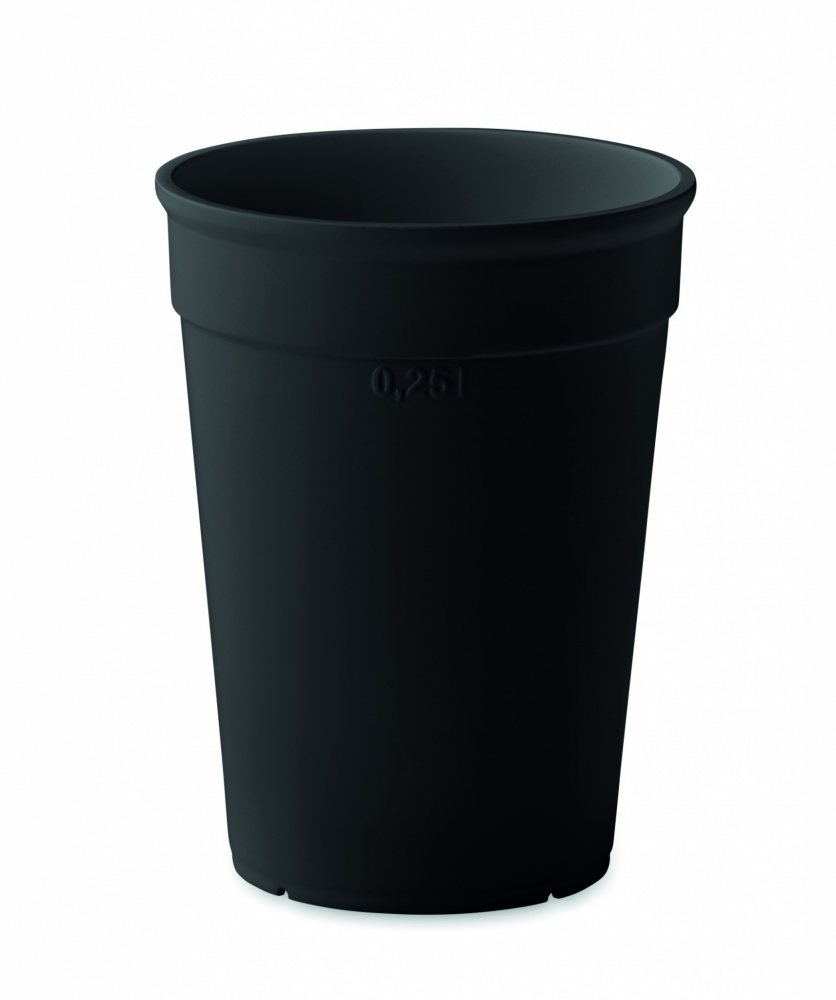 Logo trade promotional items image of: Recycled PP cup capacity 250 ml