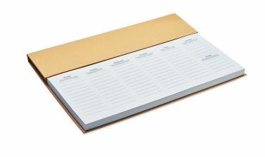 Logotrade promotional merchandise image of: Weekly desktop planner