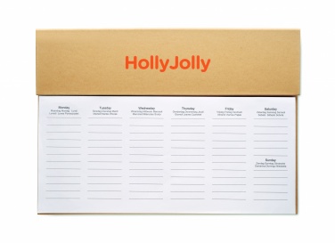 Logotrade corporate gift picture of: Weekly desktop planner