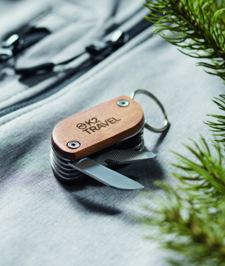 Logo trade promotional giveaways image of: Multi tool pocket knife