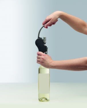 Logo trade promotional giveaways image of: Automatic lever corkscrew