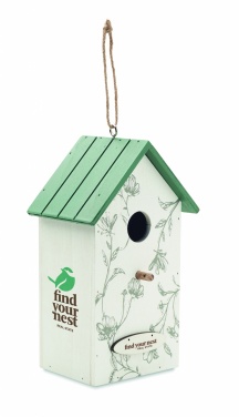 Logo trade promotional items picture of: Bird house in plywood