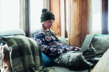 Logotrade business gift image of: Unisex beanie RPET polyester