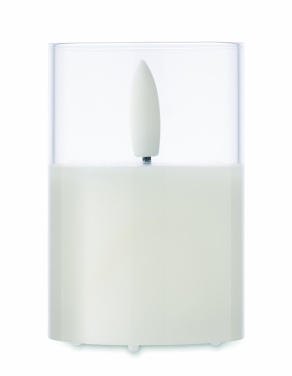 Logo trade promotional giveaway photo of: LED wax candle in glass holder