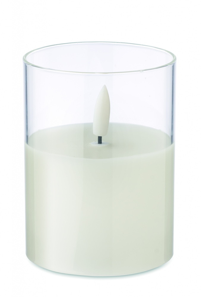 Logotrade advertising product image of: LED wax candle in glass holder