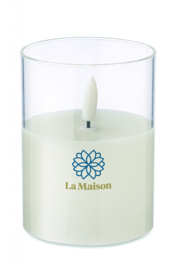 Logotrade promotional merchandise image of: LED wax candle in glass holder
