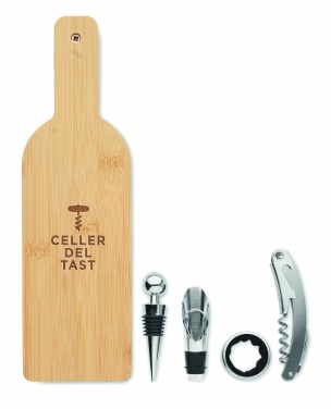 Logotrade advertising product image of: Bottle shaped wine set