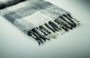Logotrade business gift image of: Chequered mohair blanket