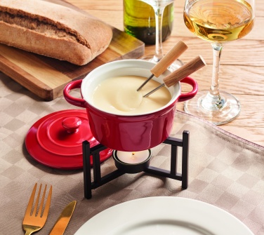 Logo trade promotional gift photo of: Ceramic fondue set 300 ml
