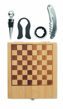 Logotrade advertising products photo of: Chess board wine set