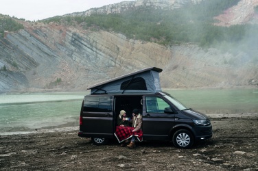 Logotrade business gift image of: RPET sherpa fleece blanket