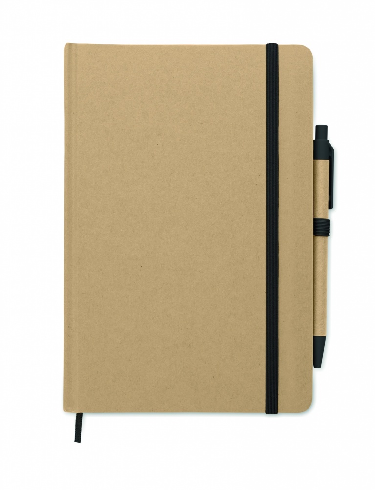Logotrade corporate gift image of: Caratil A5 notebook in recycled carton