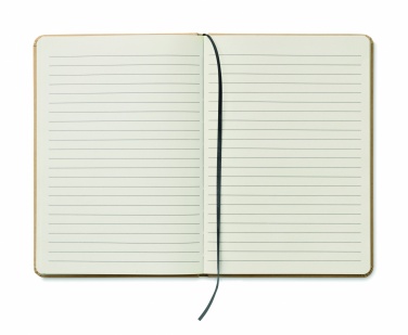 Logo trade promotional items image of: Caratil A5 notebook in recycled carton