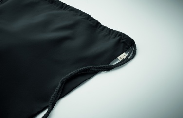 Logo trade promotional giveaways picture of: Recycled 140 gr/m² cotton bag