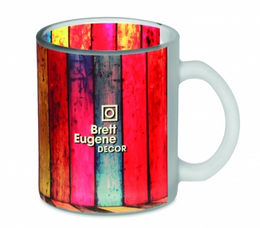 Logo trade advertising products picture of: Glass sublimation mug 300ml