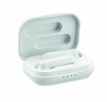 Logotrade promotional product picture of: TWS earbuds with charging base