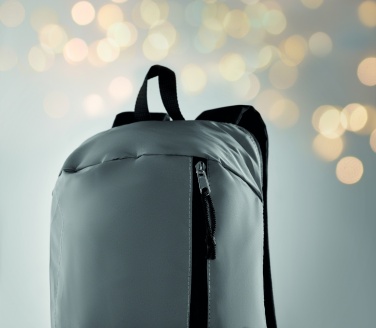 Logo trade business gift photo of: High reflective backpack 600D