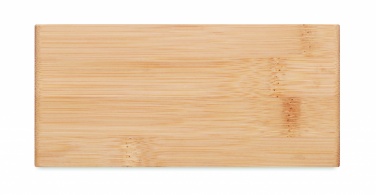 Logo trade promotional gift photo of: Wireless charger in bamboo 5W