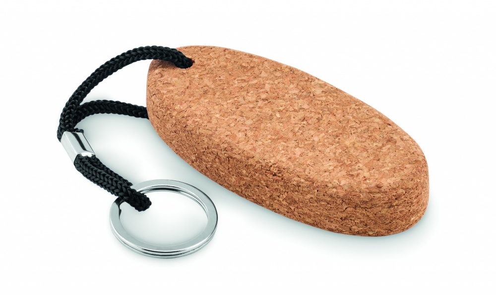 Logotrade promotional product picture of: Floating cork key ring Lohja