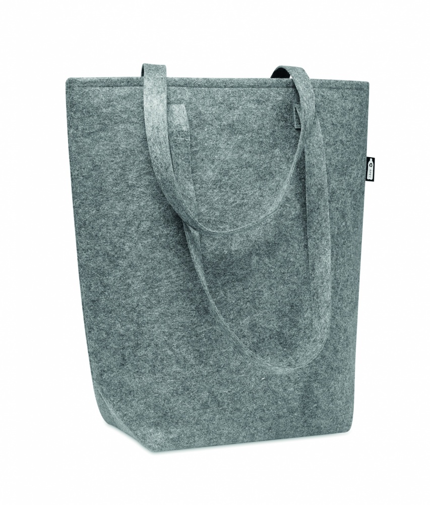Logotrade promotional product picture of: RPET felt shopping bag