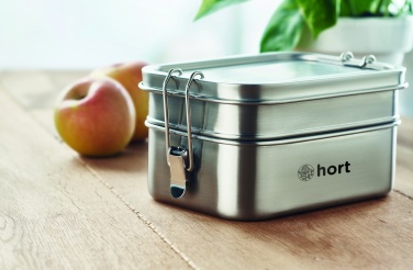 Logo trade promotional merchandise picture of: Stainless steel lunch box