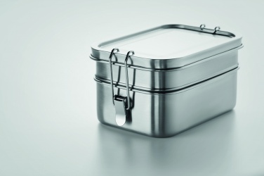 Logo trade promotional items picture of: Stainless steel lunch box
